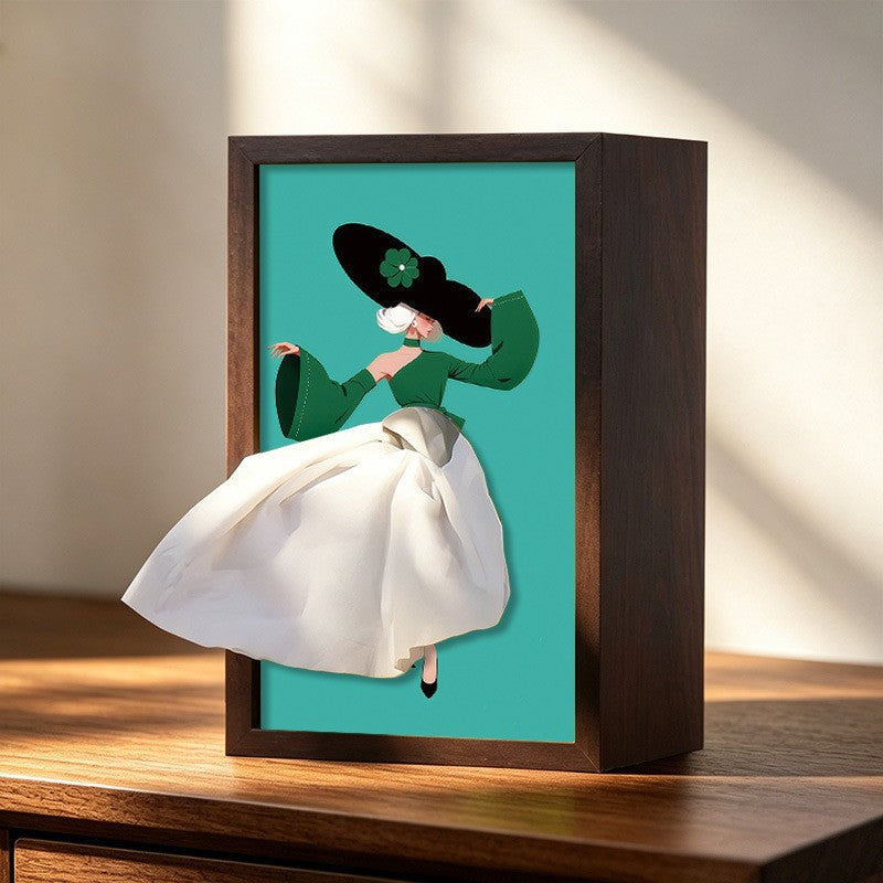 đ„50%OFFđ„Elegant Ballet Dancer Tissue Box Holder