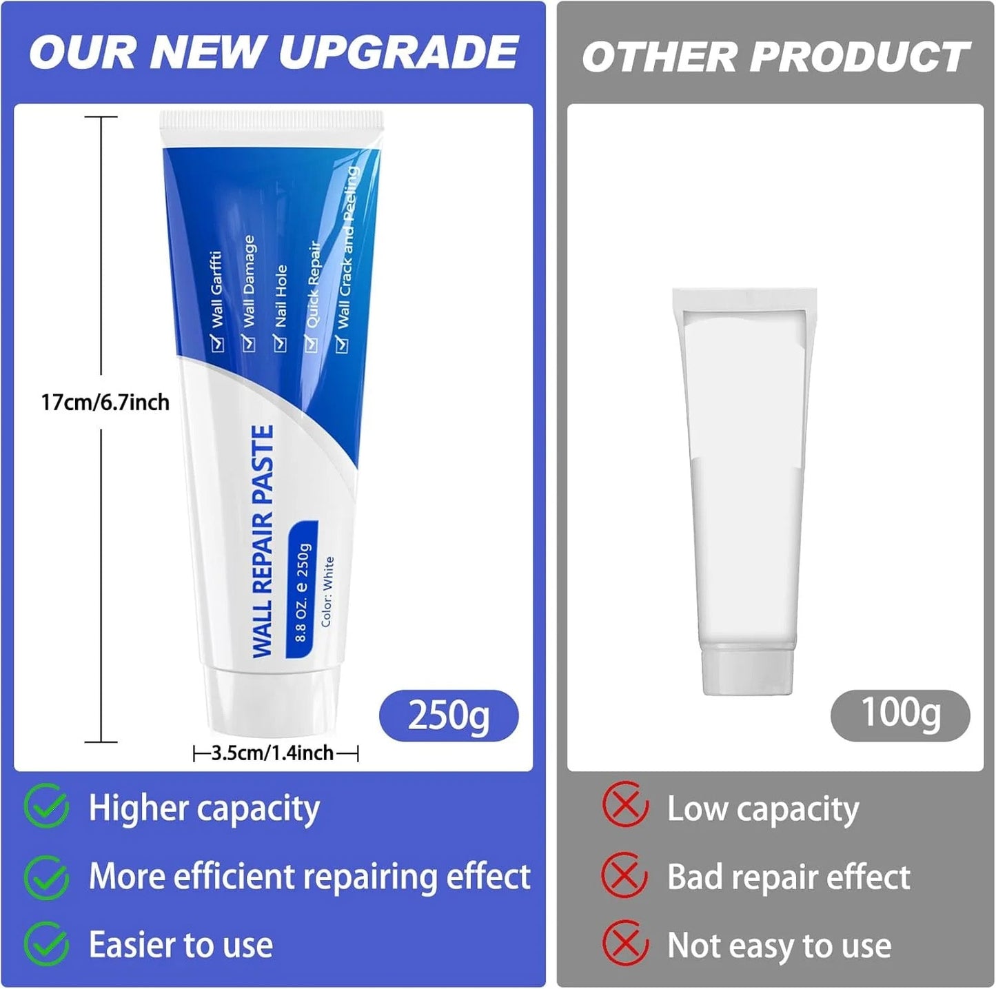 Aras™ 🏠Wall Repair Paste for Cracks and Holes (Offer)
