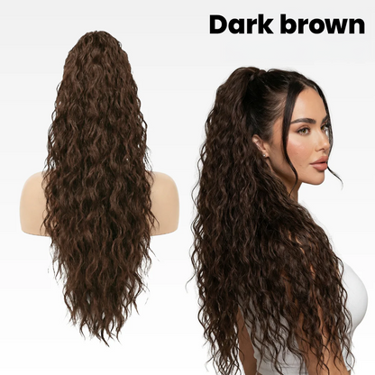 🔥LIMITED TIME 50% OFF! 💕 Fluffy Wig Clip-In Ponytail – Instant Volume, Natural Look & Easy Hair Makeover ✨