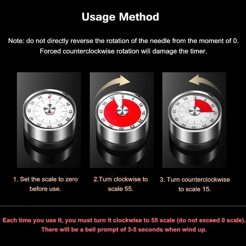 ⏰Magnetic Mechanical Manual Timer (Offer)