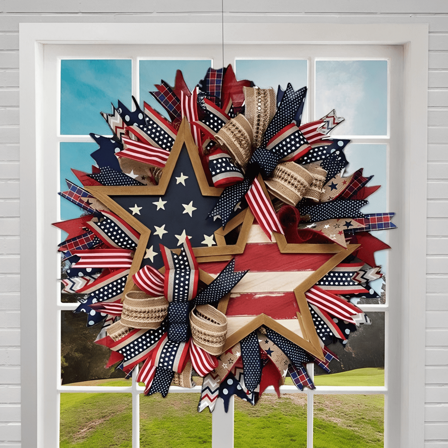 Aras™ Sentinels of Honor: 250th Anniversary Hand-Tied Wreath