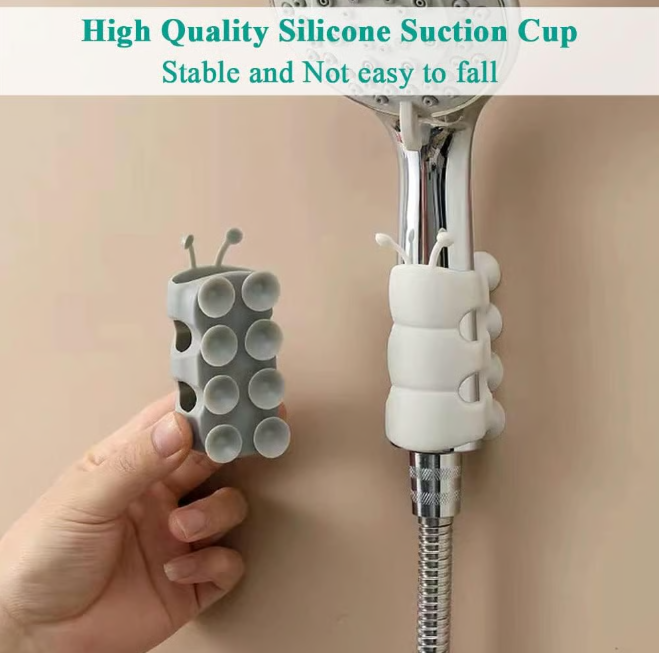 BOGO Deal 🎁 - Vimbe™ Reusable Suction Shower Head Holder For Easy Reach 🛁