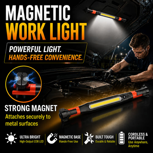 Professional Mechanic Work Light - Hands-Free Under Hood Auto Repair Lamp