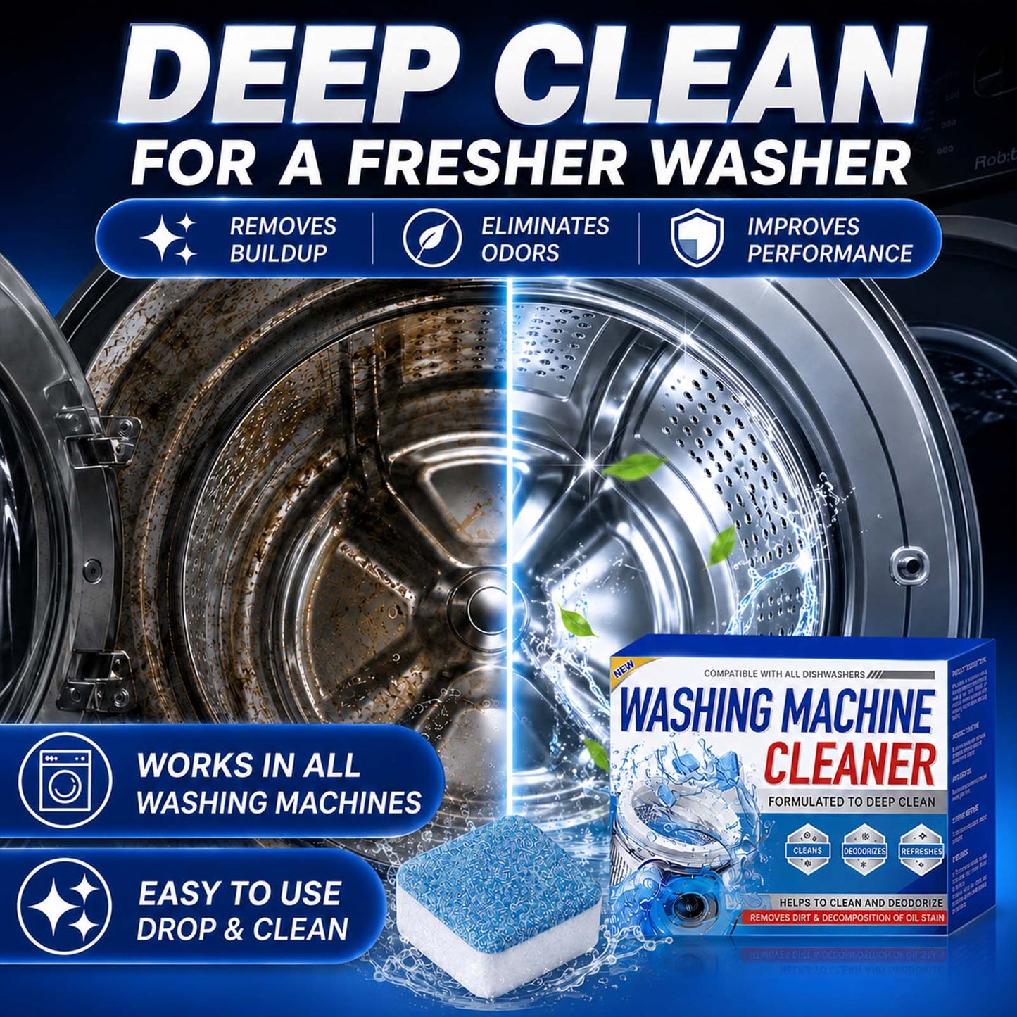 🫧Stain-Removing & Descaling Pipe Cleaning Tablets💧