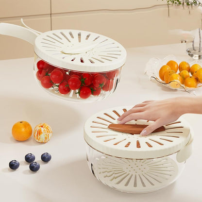 🌟 2026 Fresh-Keeper | 3-in-1 Draining Basket & Fruit Bowl 🧊💎【-50%】 (Offer)
