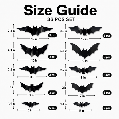 Glowing 3D Halloween Bat Decor 🦇🎃Give Trick-or-Treaters an Unforgettable Halloween