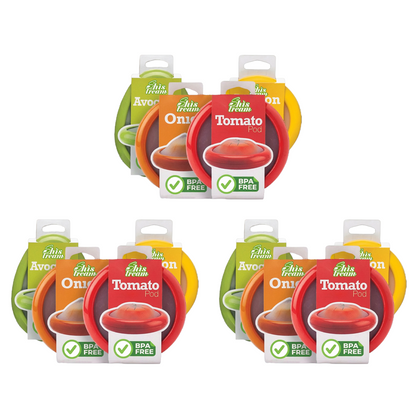 Silicone stretch pods🍅🥑 Keep Your Fruits & Veggies Fresh with These Stretch Pods!