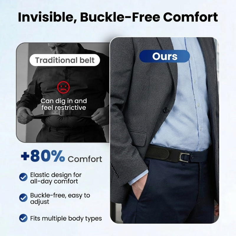 Aras™ No-Buckle Elastic Comfort Belt
