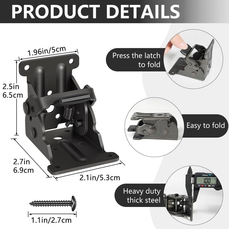 🔥 50% OFF! Aras™ Self-Locking Folding Hinges – Turn Any Table Foldable in Minutes (Offer)