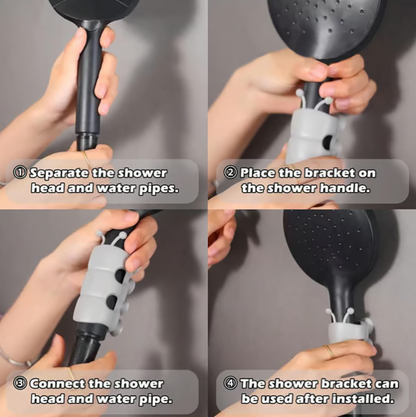 BOGO Deal 🎁 - Vimbe™ Reusable Suction Shower Head Holder For Easy Reach 🛁