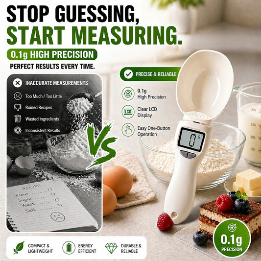 Digital Kitchen Scale 500g - Precision 0.1g for Baking & Coffee