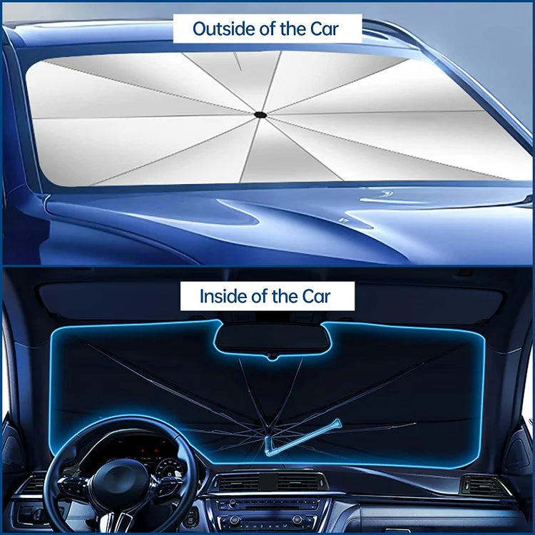 🔥Last Day 50% OFF - 2026 Upgraded Car Windshield Sun Shade Umbrella (offer)