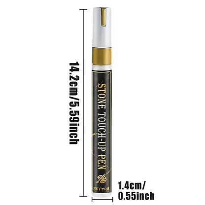 🥳 2026 HOT SALE 🥳 💖 50% OFF! Aras™ Permanent Golden Tombstone Marker – Premium Shine, No Mess!