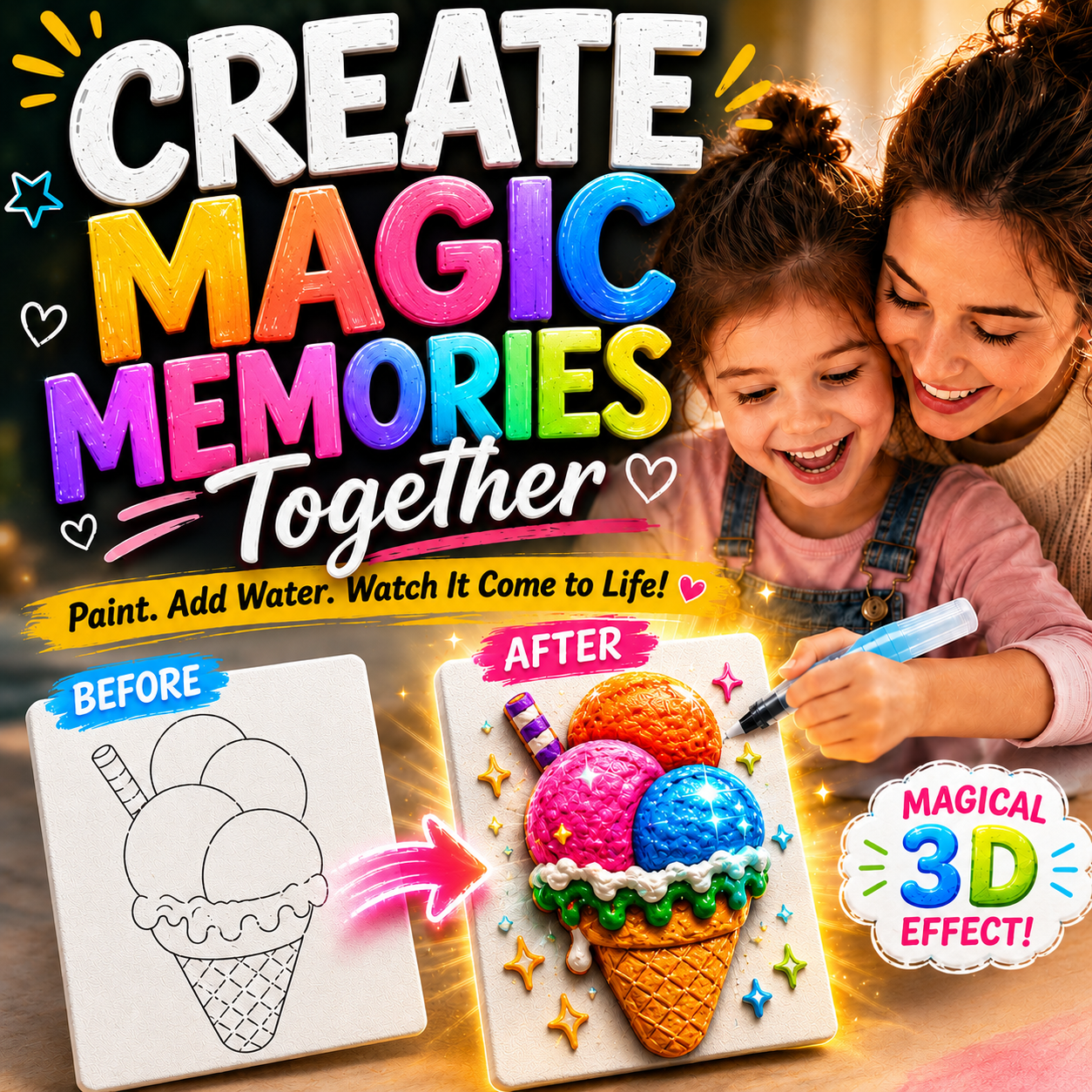 🥳2026 HOT SALE🥳🌈 Ultimate Magic Texture Painting Kit – Turn Simple Art Into Stunning Texture