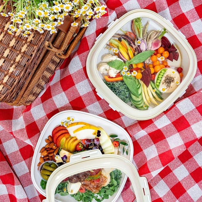 🥳2026 HOT SALE🥳💕 50% OFF! Portable Snack Tray – Fresh, Organized & Spill-Proof Snacks Anywhere 🥕✨ (Offer)