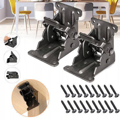 🔥 50% OFF! Aras™ Self-Locking Folding Hinges – Turn Any Table Foldable in Minutes (Offer)