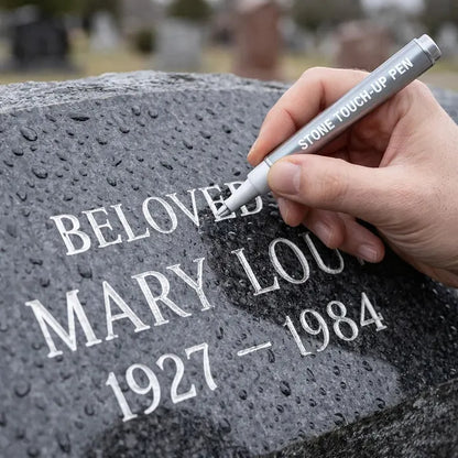 🥳 2026 HOT SALE 🥳 💖 50% OFF! Aras™ Permanent Golden Tombstone Marker – Premium Shine, No Mess!