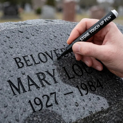 🥳 2026 HOT SALE 🥳 💖 50% OFF! Aras™ Permanent Golden Tombstone Marker – Premium Shine, No Mess!