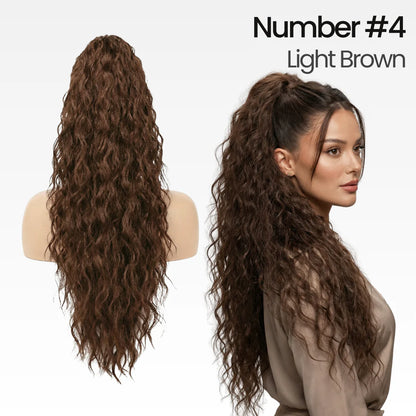 🔥LIMITED TIME 50% OFF! 💕 Fluffy Wig Clip-In Ponytail – Instant Volume, Natural Look & Easy Hair Makeover ✨ (Offer)
