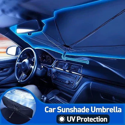 🔥Last Day 50% OFF - 2026 Upgraded Car Windshield Sun Shade Umbrella (offer)