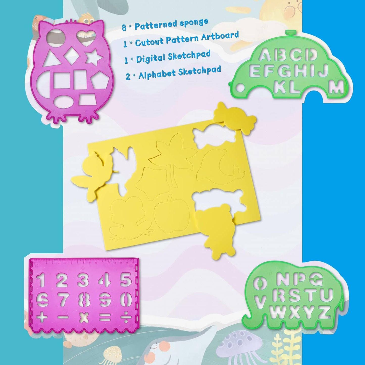 🔥Last Day Promotion 50% OFF - Water Doodle Mat ,Aqua Painting Drawing Mat Mess Free Learning Toy Mat（offer）