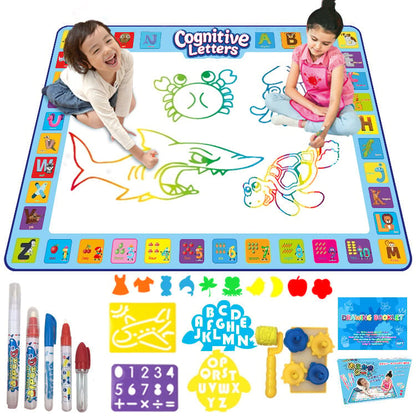 🔥Last Day Promotion 50% OFF - Water Doodle Mat ,Aqua Painting Drawing Mat Mess Free Learning Toy Mat（offer）