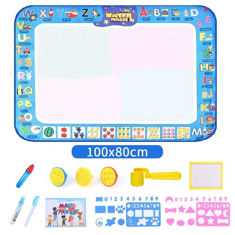 🔥Last Day Promotion 50% OFF - Water Doodle Mat ,Aqua Painting Drawing Mat Mess Free Learning Toy Mat（offer）