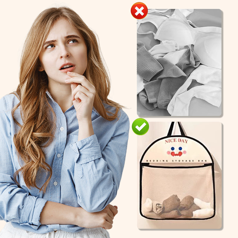🎁Hot Sale 50% OFF! 🔥Multipurpose Visible Mesh Hanging Storage Bag