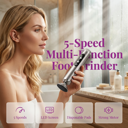 Spa-Ready Sale ✨ Aras™ 5-Speed Rechargeable Foot Smoother for Dry Feet 🌷
