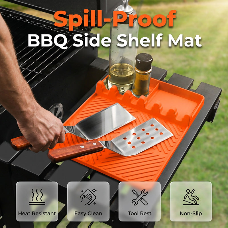50% OFF Today - Aras™ Heat-Resistant Grill Shelf Organizer 🔥🧽