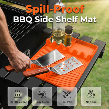 50% OFF Today - Aras™ Heat-Resistant Grill Shelf Organizer 🔥🧽