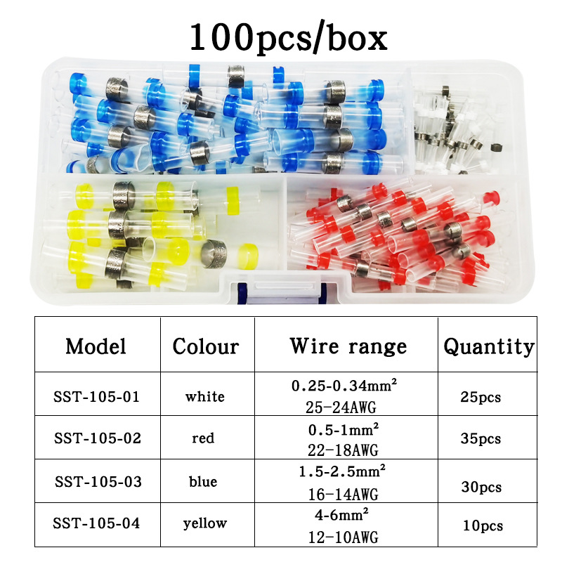 ⚡ No Soldering Wire Connectors – Waterproof Heat Shrink Electrical Repair Kit