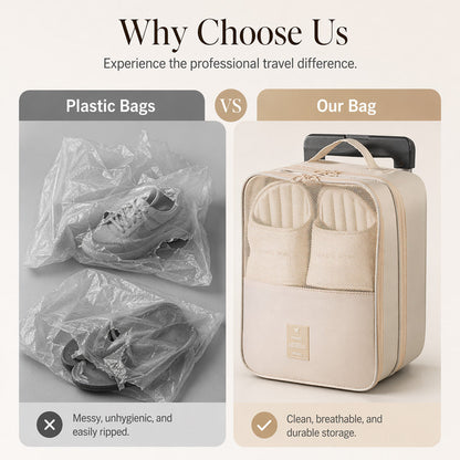⏳ Limited-Time Flash Sale! ✨Portable Travel Shoe Bag for Luggage